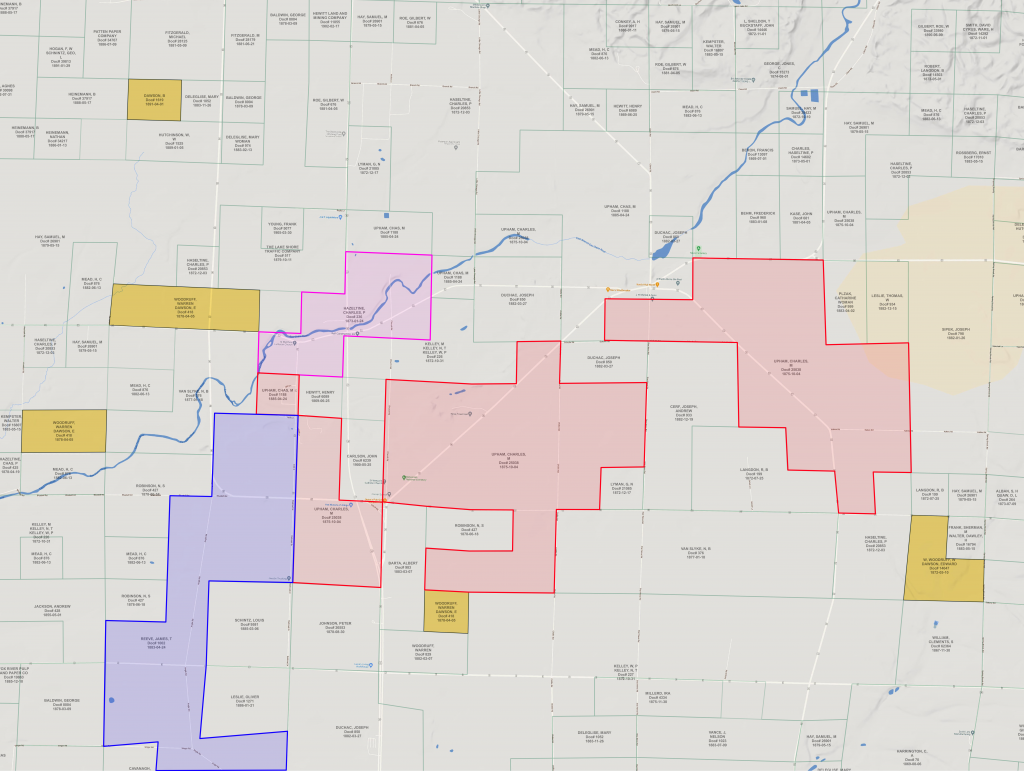 Wisconsin Land Patent Map