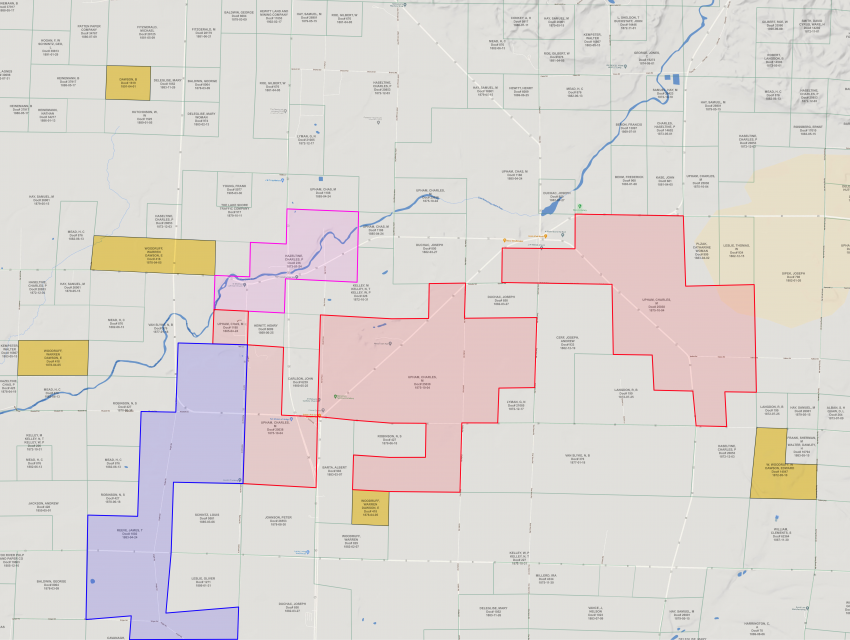 Wisconsin Land Patent Map